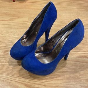 Blue heels